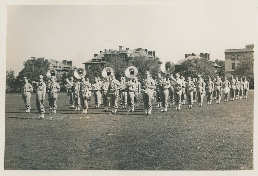 Cornell University parade, 1944 — Ronie's ASTP training