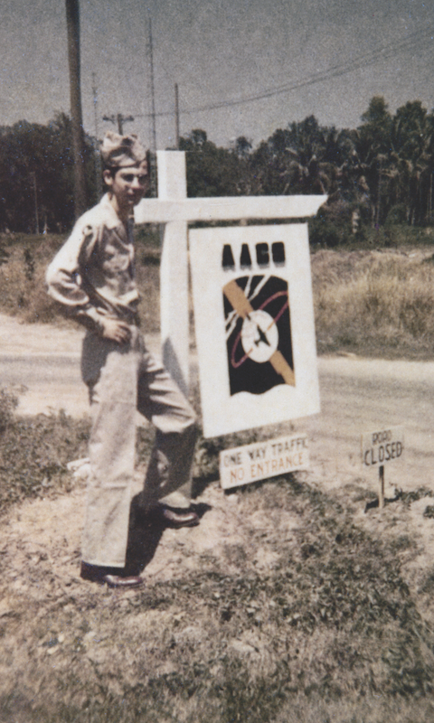 Corporal Ronie Dick at Kurmitola Air Force Base, India