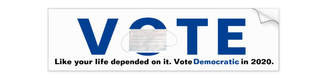 Vote Blue bumper sticker