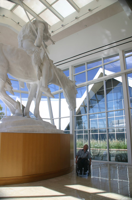 National Cowboy Museum giant sculpture